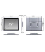 ⁦索奇 19寸工业显示器 A190SR/SZ/SG⁩ - الصورة ⁦5⁩